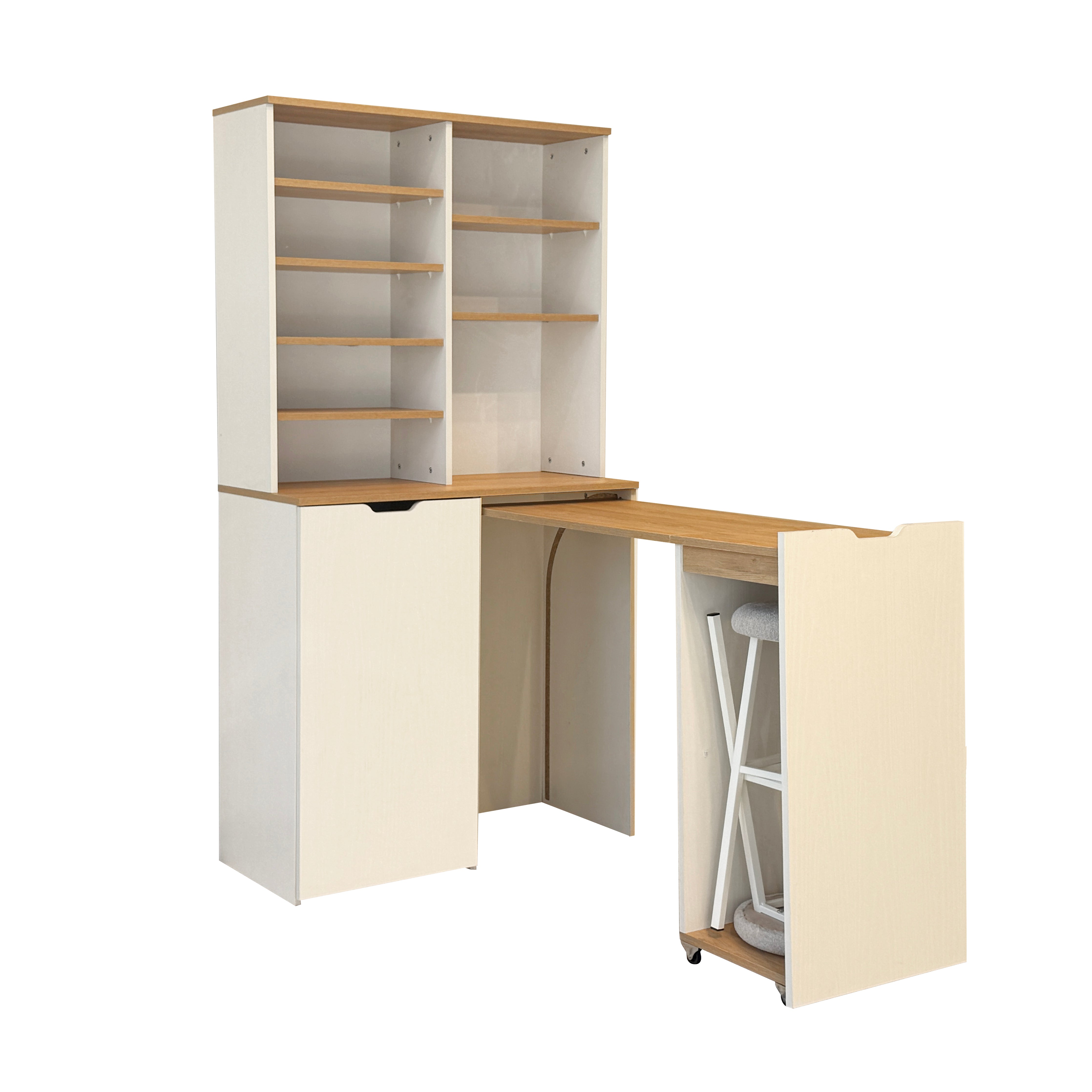 FOLDA KATLANABİLİR MASALI KAHVE KÖSESİ İKİ TABURELİ TAKIM