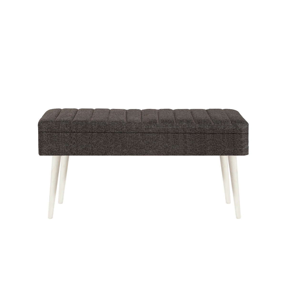 VİNA KUMAŞLI SANDIKLI BENCH BEYAZ