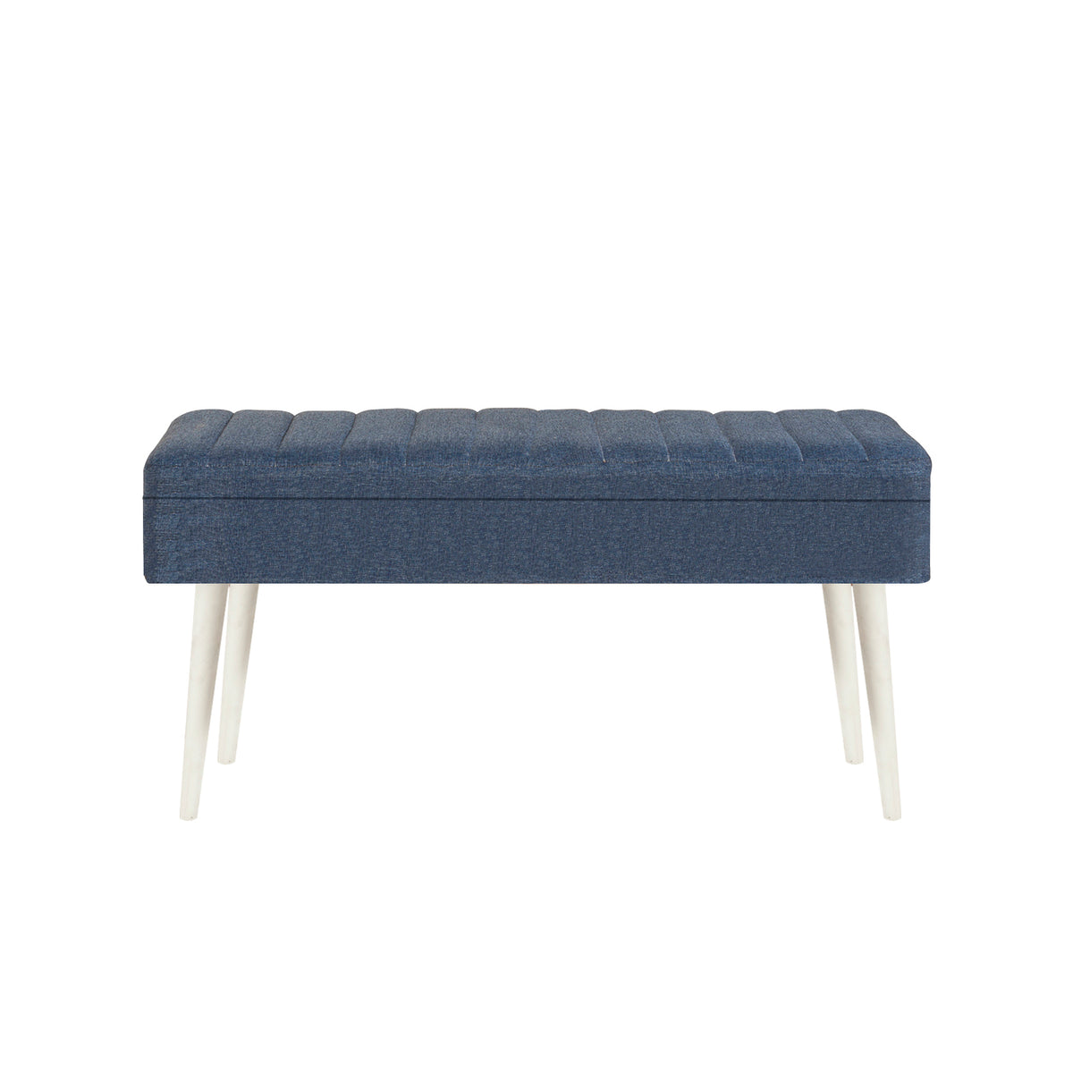 VİNA KUMAŞLI SANDIKLI BENCH BEYAZ