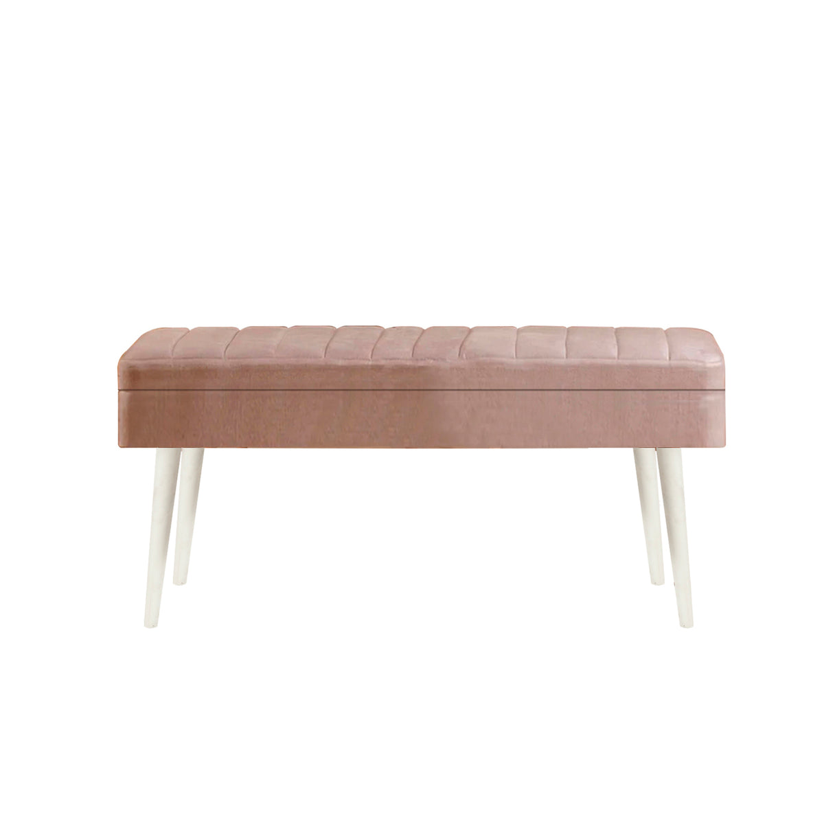 VİNA KUMAŞLI SANDIKLI BENCH BEYAZ