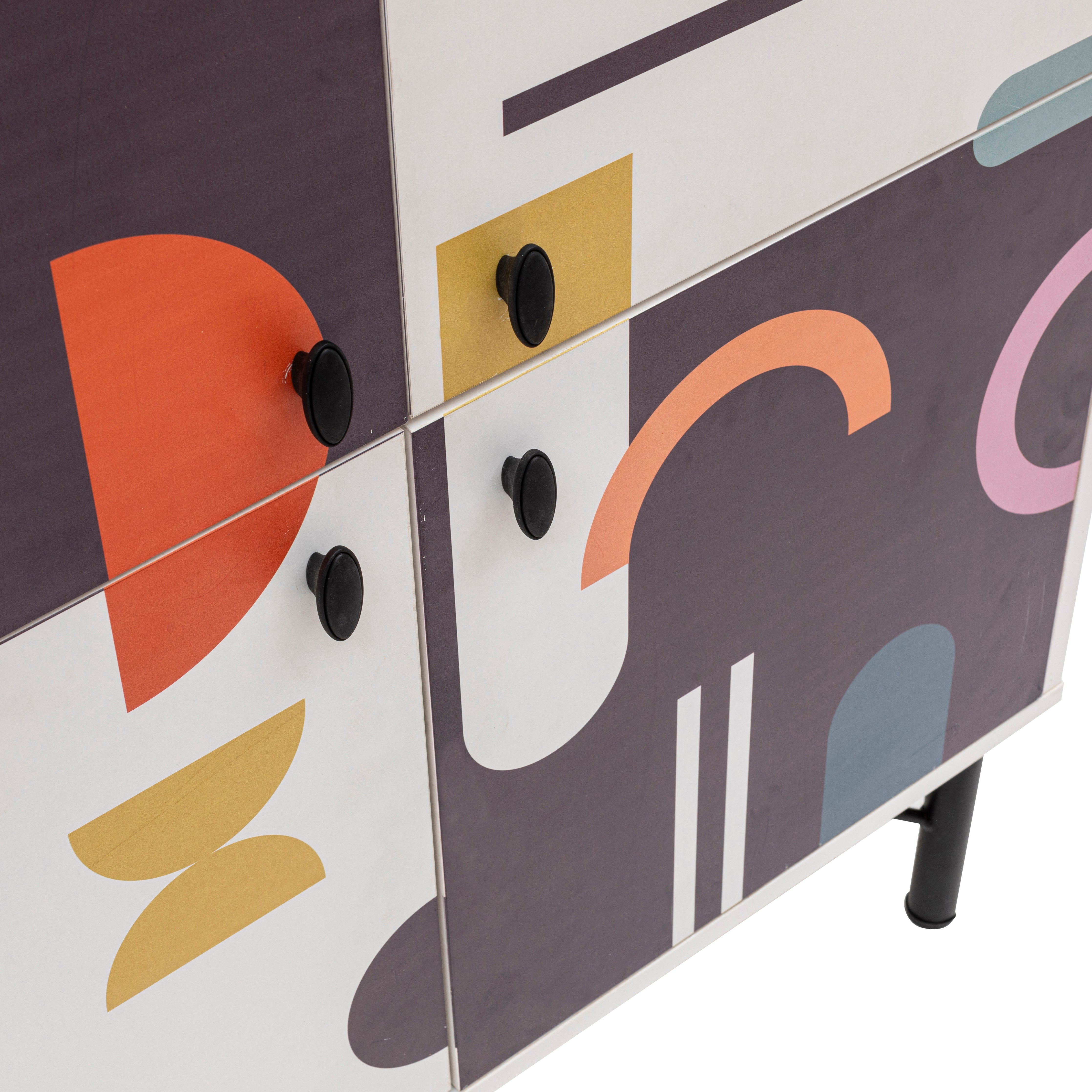 MULTİLÜX BEYAZ DESENLİ METAL AYAK SİA