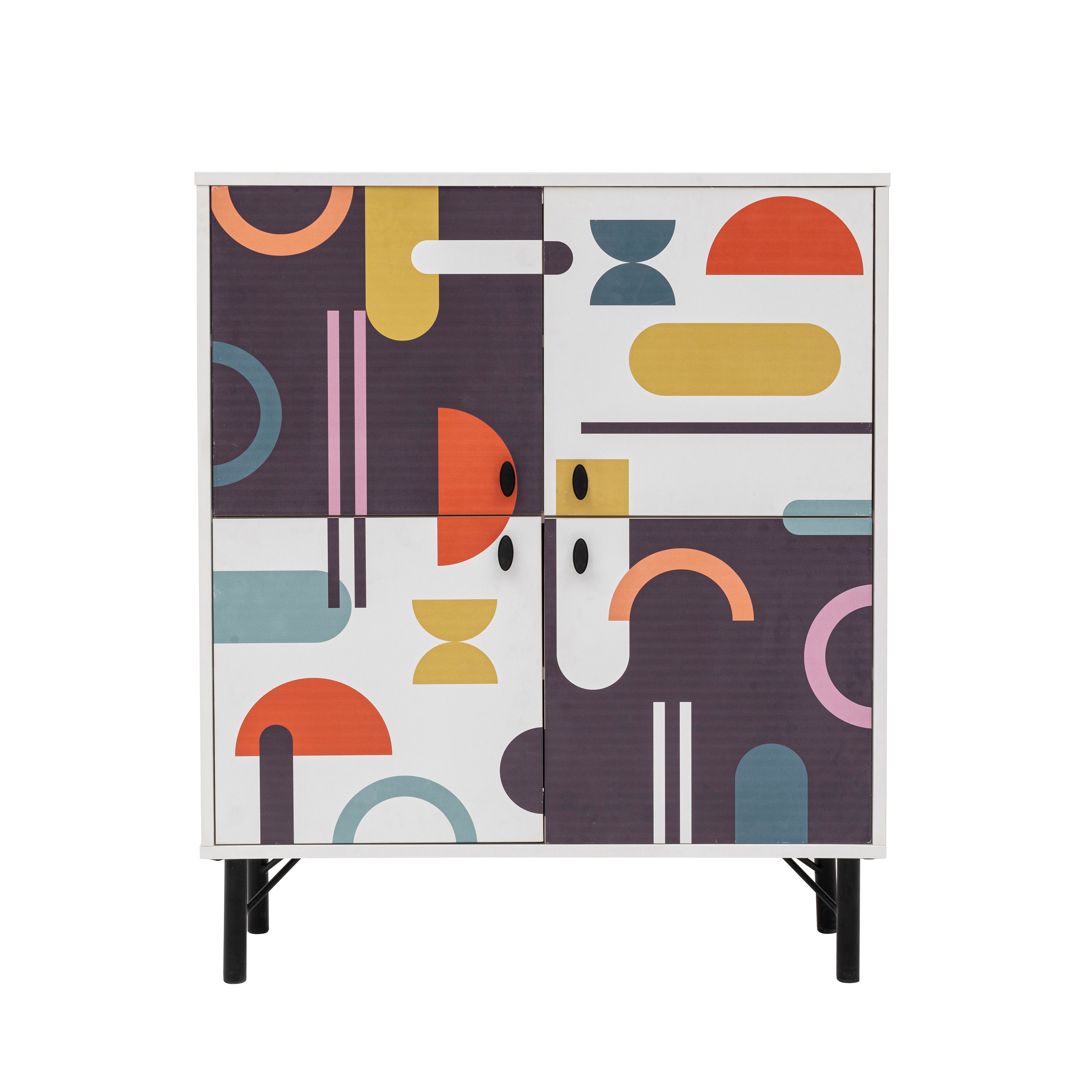 MULTİLÜX BEYAZ DESENLİ METAL AYAK SİA