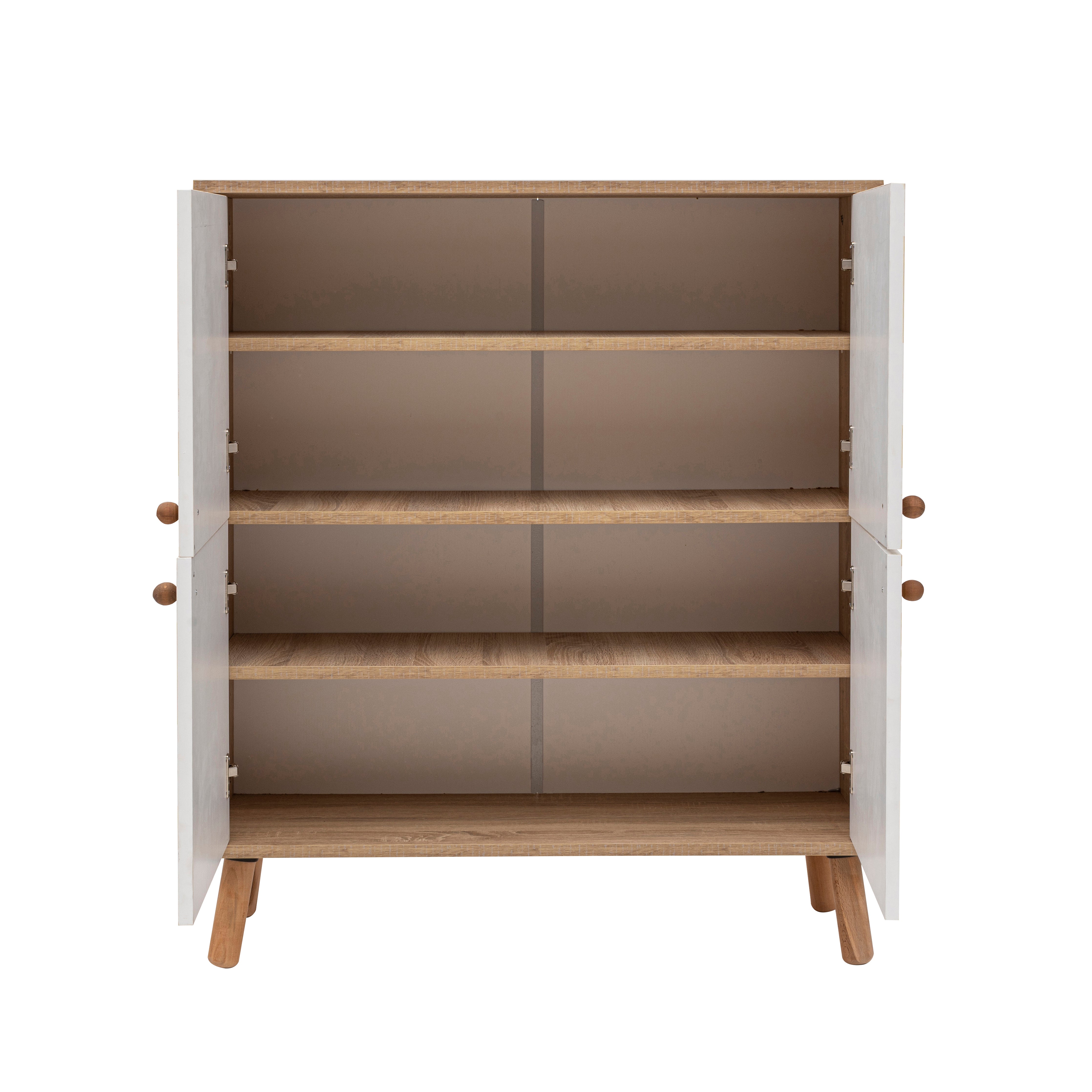 MULTİLÜX SONOMO DESENLİ SİLİNDİR AHŞAP AYAK POSY