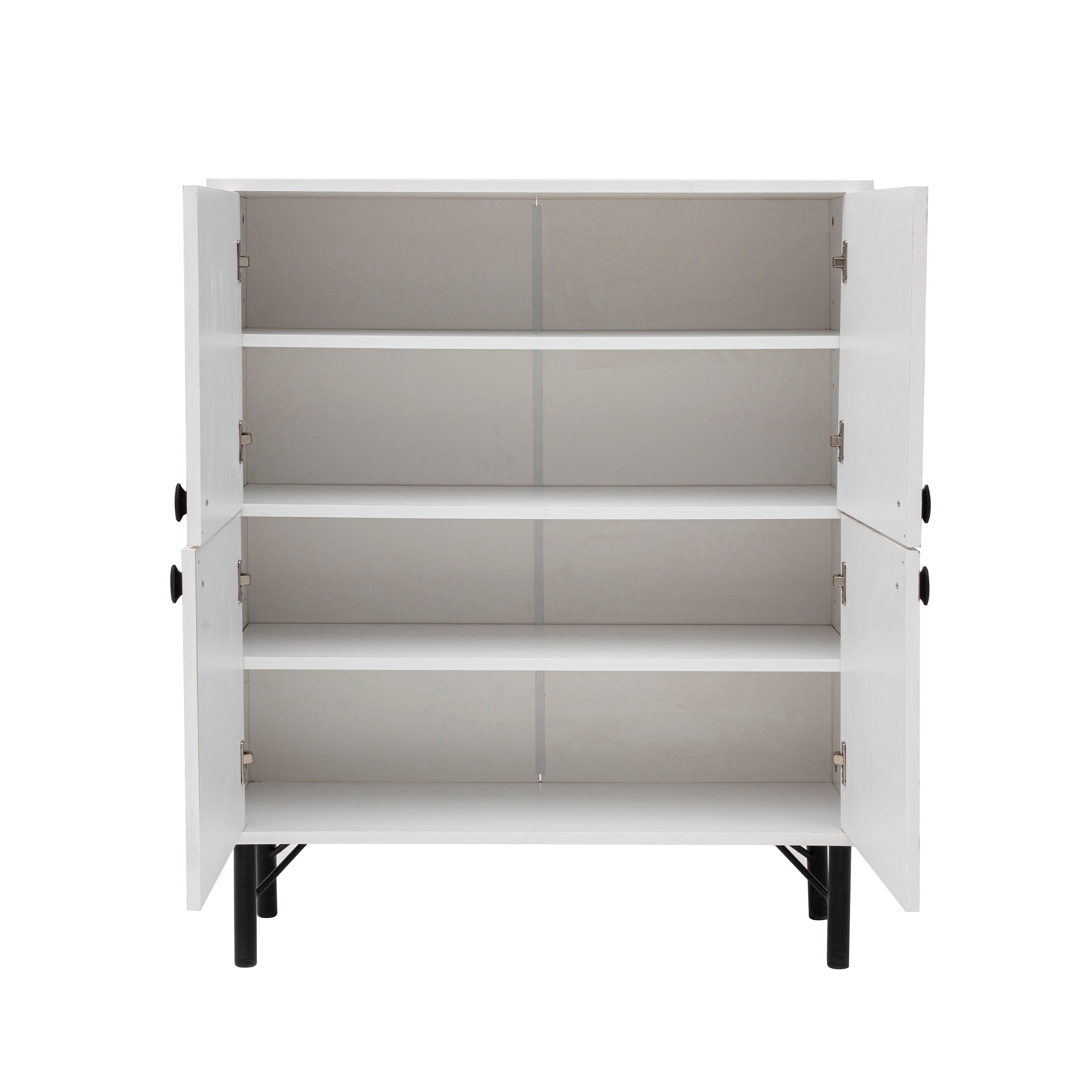 MULTİLÜX BEYAZ DESENLİ METAL AYAK DOT