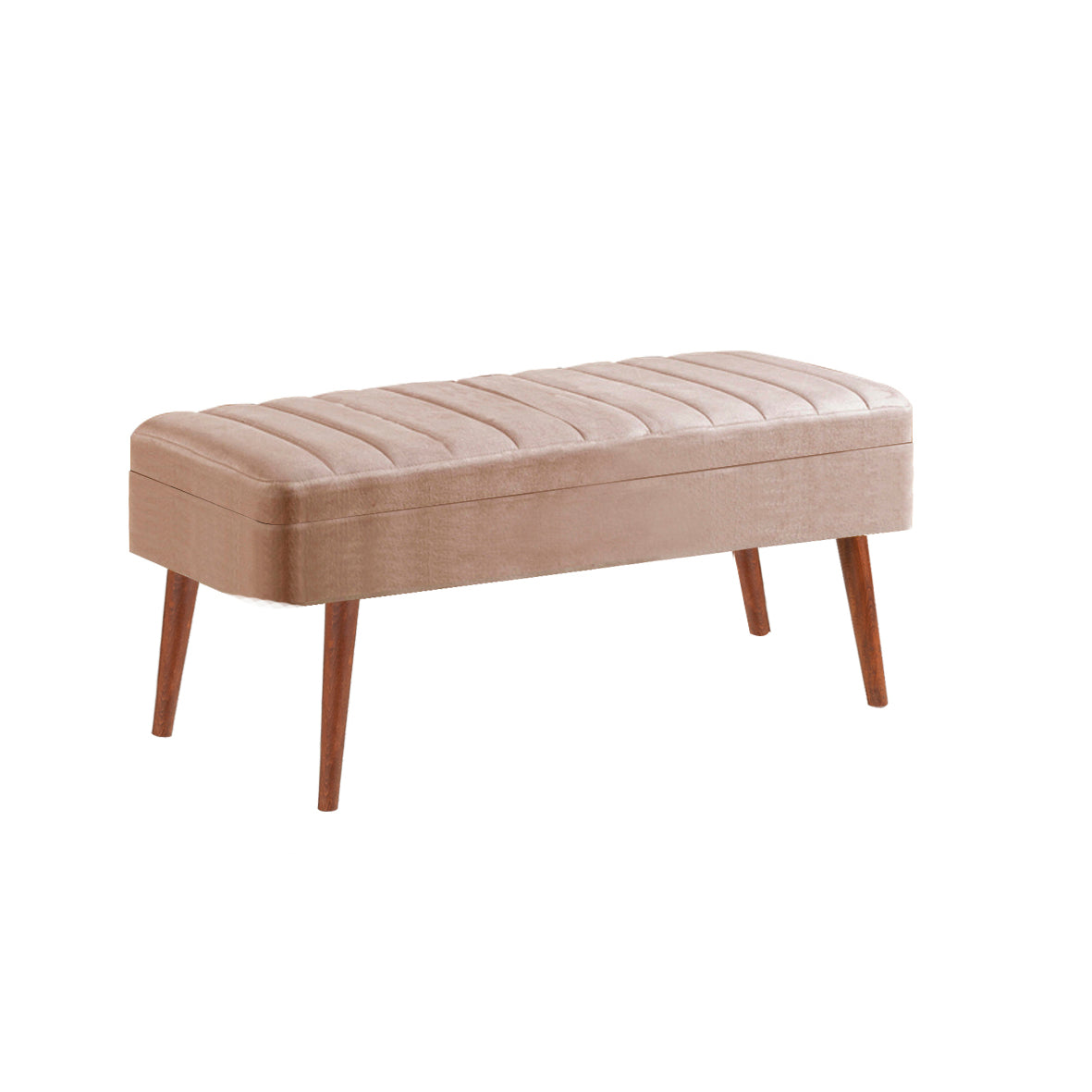 VİNA KUMAŞLI SANDIKLI BENCH CEVİZ
