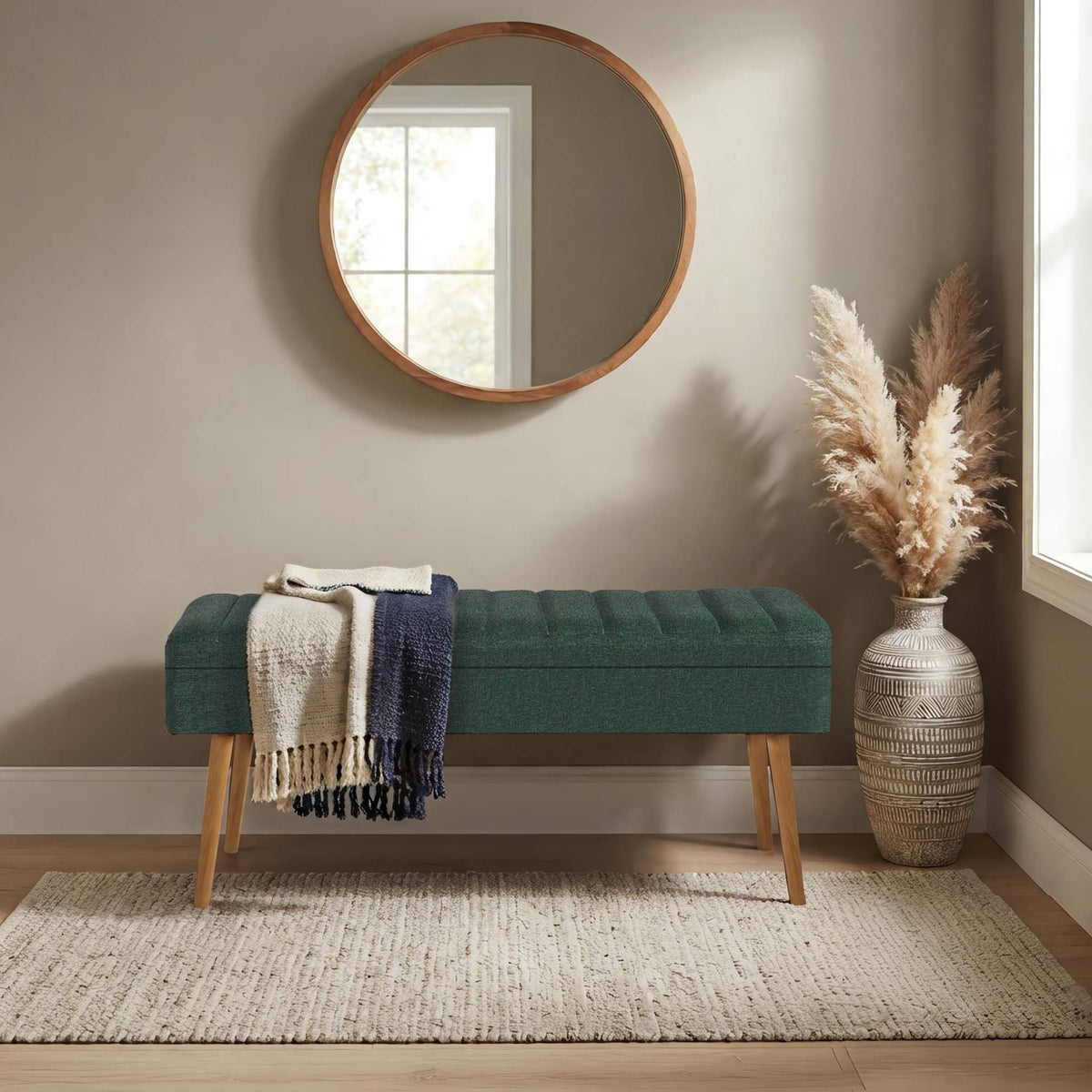 VİNA KUMAŞLI SANDIKLI BENCH ATLANTİK