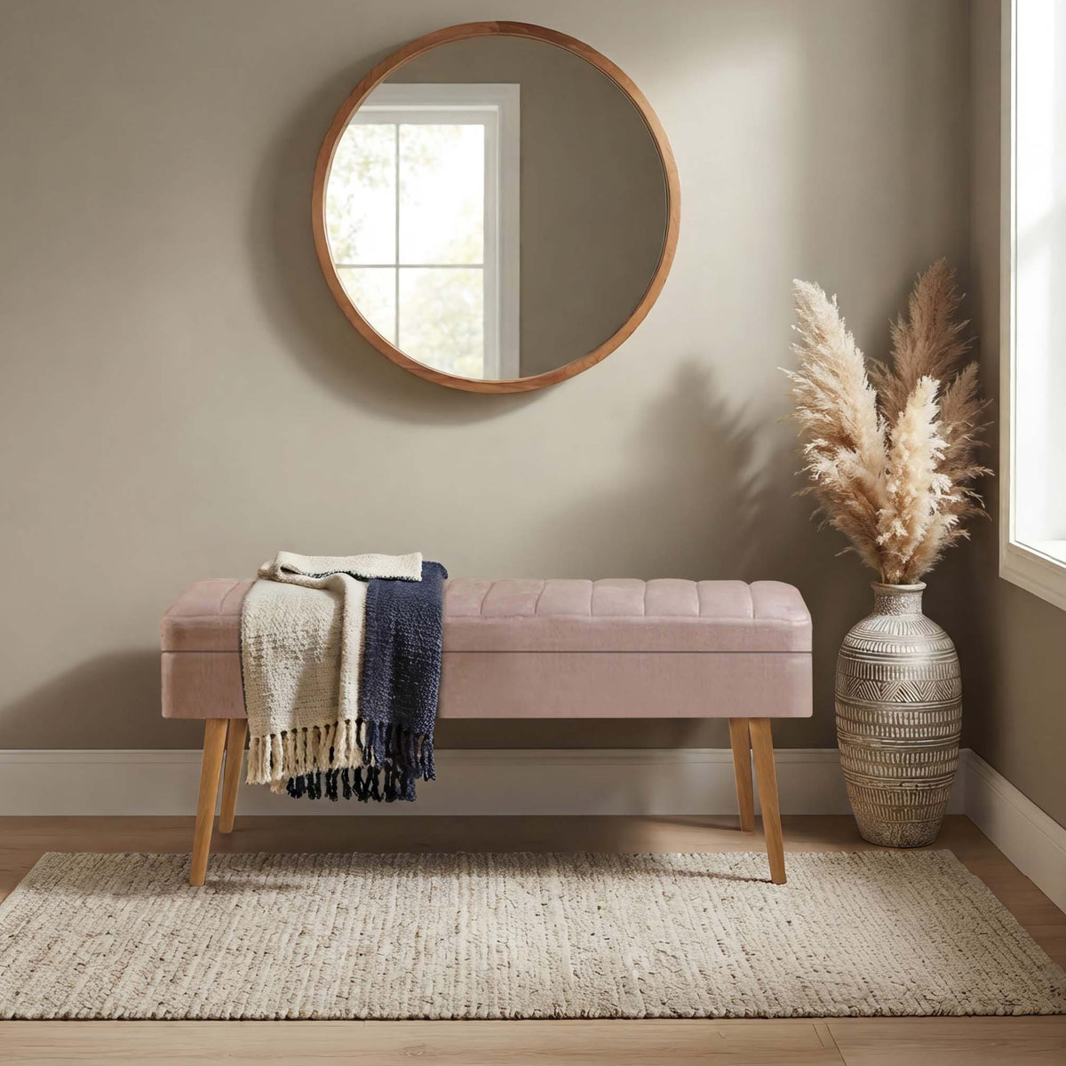 VİNA KUMAŞLI SANDIKLI BENCH ATLANTİK
