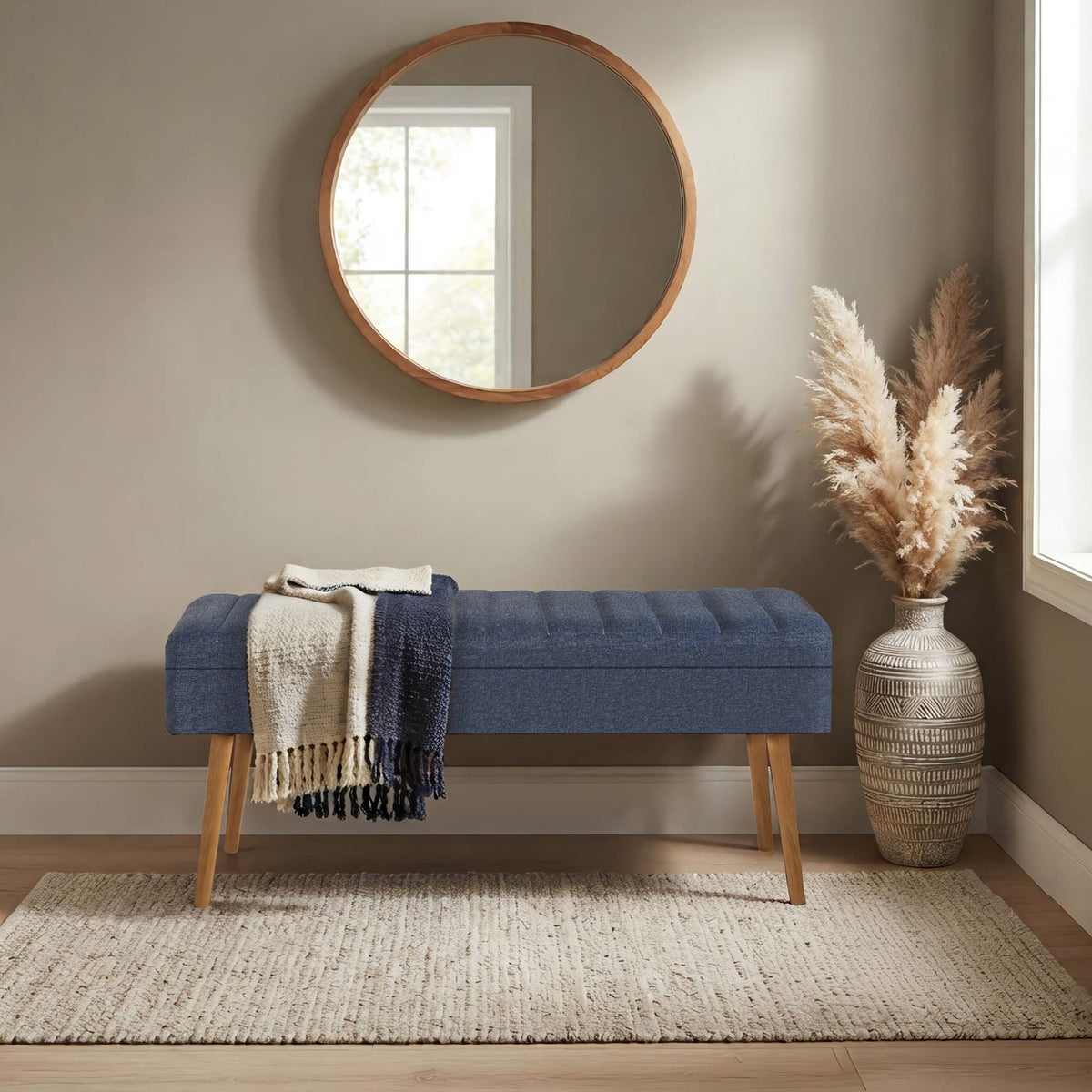 VİNA KUMAŞLI SANDIKLI BENCH ATLANTİK