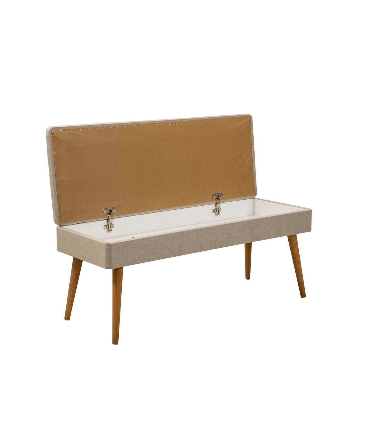 VİNA KUMAŞLI SANDIKLI BENCH CEVİZ
